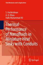 book Thermal Performance of Nanofluids in Miniature Heat Sinks with Conduits