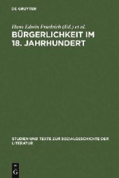 book Bürgerlichkeit im 18. Jahrhundert