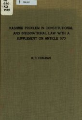 book Kashmir problem in constitutional and international law, with a supplement on Article 370