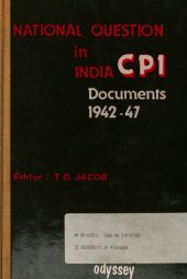 book National Question in India: CPI Documents, 1942-47