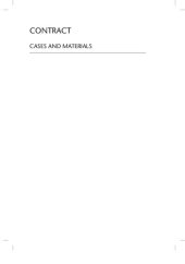 book Contract: Cases & Materials