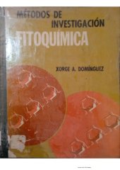 book Métodos de investigación fitoquímica