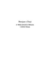 book O wieczności świata ; O dobru najwyższym ; O snach ; O poznaniu rozumowym