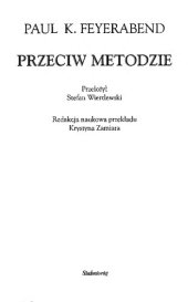 book Przeciw metodzie