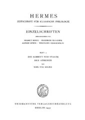 book Die Schrift vom Staate der Athener