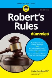 book Robert's Rules For Dummies