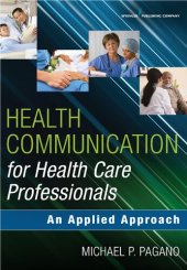 book Health Communication for Health Care Professionals: An Applied Approach