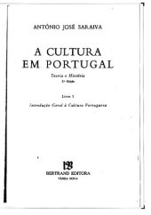 book Introdução Geral à Cultura Portuguesa