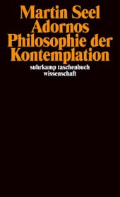 book Adornos Philosophie der Kontemplation