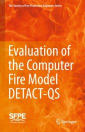 book Evaluation of the Computer Fire Model DETACT-QS