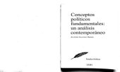 book Conceptos políticos fundamentales: un análisis contemporáneo