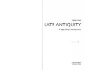 book Late Antiquity : a very short introduction