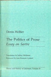 book Politics Of Prose: Essay on Sartre