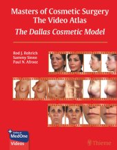 book Masters of Cosmetic Surgery - The Video Atlas: The Dallas Cosmetic Model