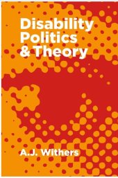 book Disability Politics & Theory