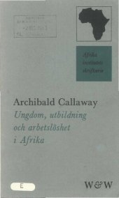 book Ungdom, utbildning och arbetslöshet i Afrika