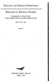 book Die Khoe-Sprachen: Ein Beitrag zur Erforschung der Sprachgeschichte Afrikas