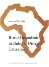 book Rural Organization in Bukoba District, Tanzania