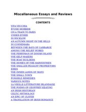 book Miscellaneous Essays and Reviews