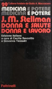 book Donna e salute, donna e lavoro