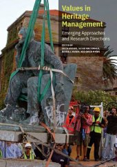 book Values in Heritage Management: Emerging Approaches and Research Directions