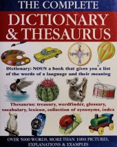 book Complete Dictionary and Thesaurus