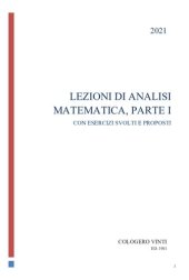 book Lezioni di Analisi Matematica, Con Esercizi Svolti e Proposti