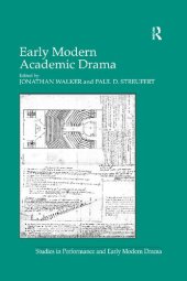 book Early Modern Academic Drama