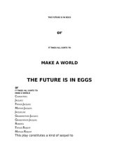 book The Future is in Eggs or It Takes All Sorts to Make a World