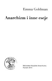 book Anarchizm i inne eseje