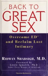 book Back to Great Sex: Overcome E.D. and Reclaim Lost Intimacy