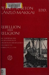 book Rebellion oder Religion?: Die Vorträge des Internationalen Kirchenhistorischen Kolloquiums, Debrecen, 12.2.1976