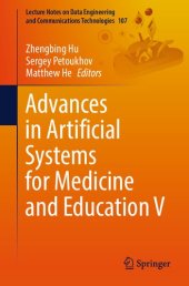 book Advances in Artificial Systems for Medicine and Education V