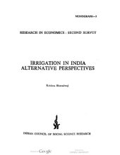 book Irrigation in India : Alternative Perspectives