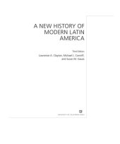 book A New History of Modern Latin America