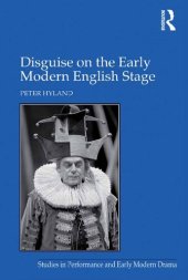 book Disguise on the Early Modern English Stage