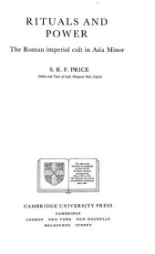 book Rituals and Power: The Roman Imperial Cult in Asia Minor