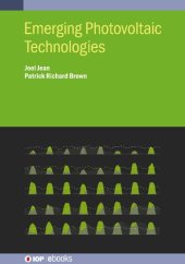 book Emerging Photovoltaic Technologies