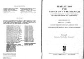 book Reallexikon für Antike und Christentum: Sachwörterbuch zur Auseinandersetzung des Christentums mit der antiken Welt Band XII, Gottesschau (Visio beatifica)-Gürtel.