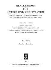 book Reallexikon für Antike und Christentum: Sachwörterbuch zur Auseinandersetzung des Christentums mit der antiken Welt. Band XXIV, Manethon-Montanisimus