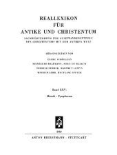 book Reallexikon für Antike und Christentum: Sachwörterbuch zur Auseinandersetzung des Christentums mit der antiken Welt. Band XXV, Mosaik -Nymphaeum