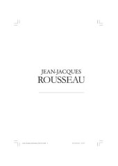 book Jean-Jacques Rousseau