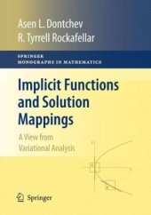 book Implicit functions and solution mappings: A view from variational analysis