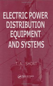 book Electric Power Distribution Equipment and Systems