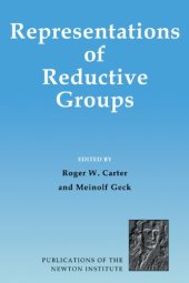 book Representations of reductive groups