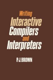 book Writing Interactive Compilers and Interpreters