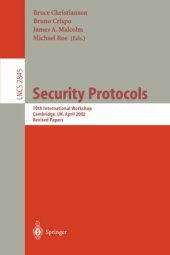 book Security Protocols: 5th International Workshop Paris, France, April 7–9, 1997 Proceedings