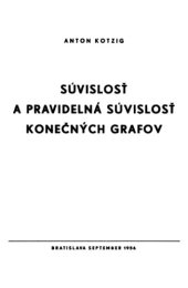 book Suvislost a pravidelna suvislost konecnych grafov (sk)