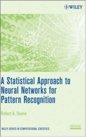 book A statistical approach to neural networks for pattern recognition