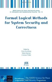 book Formal Logical Methods for System Security and Correctness